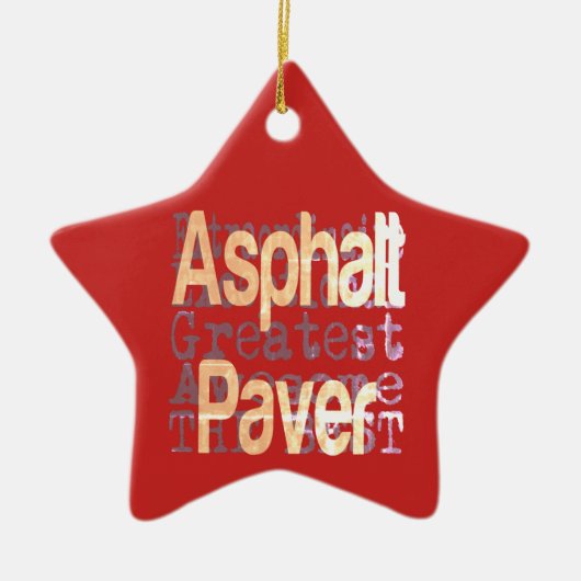アスファルトパーバーエクストラナネール セラミックオーナメント (正面)