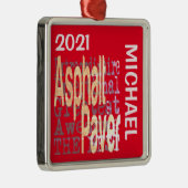 アスファルトパーバーエクストラノーネレカスタムール メタルオーナメント (右)