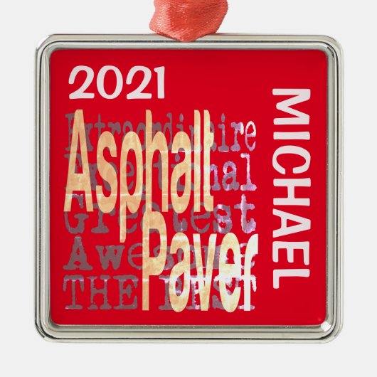 アスファルトパーバーエクストラノーネレカスタムール メタルオーナメント (正面)