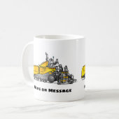 アスファルトパーバーマグカップ、建築マグカップ、トラックマグカップ コーヒーマグカップ (正面左)