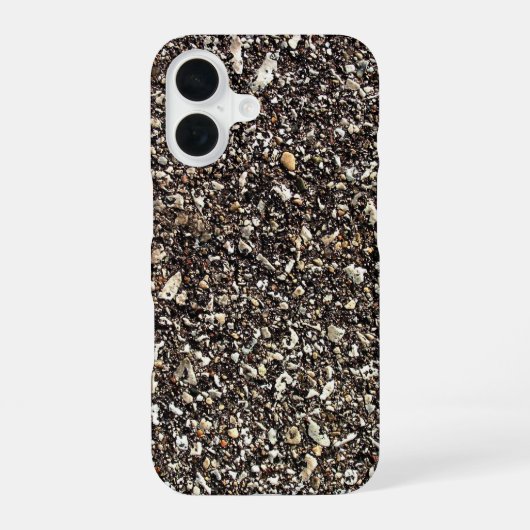 アスファルトプリント iPhone 16ケース (裏面)