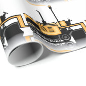 アスファルトペーバーのベクトル ラッピングペーパー (ロールコーナー)