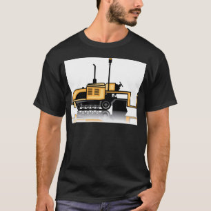 アスファルトペーバーのベクトル Tシャツ