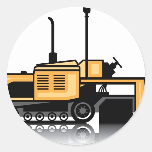 アスファルトペーバーベクトル ラウンドシール (正面)