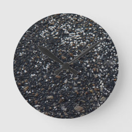アスファルト壁時計 ラウンド壁時計