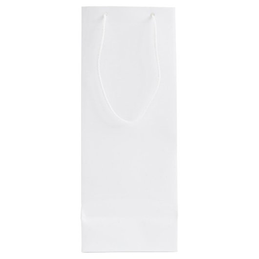 アスファルト抱き枕の女性 ワインギフトバッグ (裏面)