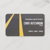 アスファルト舗装カスタムQR 名刺 (正面)