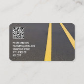 アスファルト舗装カスタムQR 名刺 (裏面)