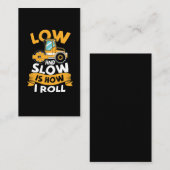 アスファルト舗装業者コンクリート石造作業者 名刺 (正面/裏面)