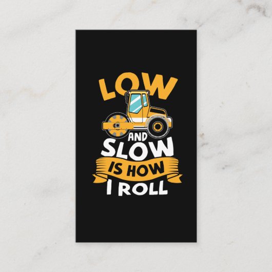 アスファルト舗装業者コンクリート石造作業者 名刺 (正面)