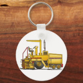 アスファルト舗装機建築キーチェーン キーホルダー (正面)