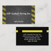 アスファルト舗装用名刺 名刺 (正面/裏面)