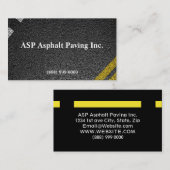 アスファルト舗装用名刺 名刺 (正面/裏面)