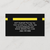 アスファルト舗装用名刺 名刺 (裏面)