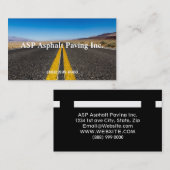 アスファルト舗装用名刺 名刺 (正面/裏面)