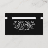 アスファルト舗装用名刺 名刺 (裏面)
