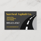 アスファルト舗装/ドライブウェイシーリング 名刺 (正面)