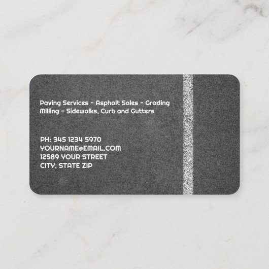 アスファルト 名刺 (裏面)
