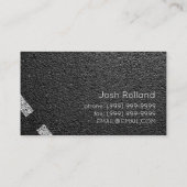 アスファルト、舗装、建築、道路工事 名刺 (裏面)