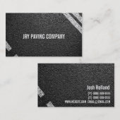 アスファルト、舗装、建築、道路工事 名刺 (正面/裏面)