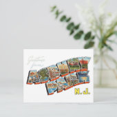 アスベリーパークニュージャージーからの挨拶 ポストカード (スタンド正面)