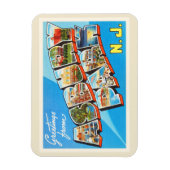 アスベリーパークニュージャージーNJヴィンテージ旅行はがき –  マグネット (縦)