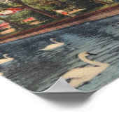 アスベリーパーク、ニュージャージー食べ物を与えズ、スワン諸島、1940年代 ポスター (角)