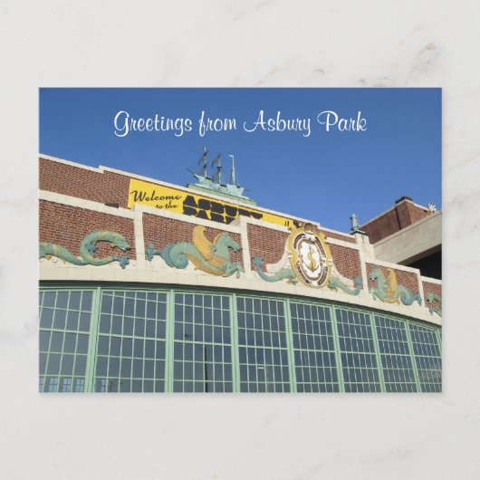 アスベリーパークNJへようこそ ポストカード (正面)