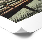 アスベリーパークNJサンセットレイクブリッジインスパイア1914 ポスター (角)