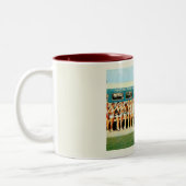 アスベリーパークNJ、美しいページェントヴィンテージ ツートーンマグカップ (左)