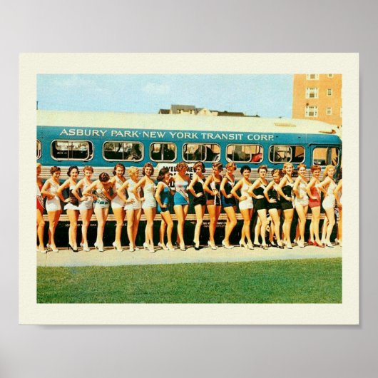 アスベリーパークNJ、美しいページェントヴィンテージ ポスター (正面)