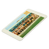 アスベリーパークNJ、美しいページェントヴィンテージ マグネット (左側)