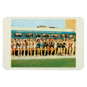 アスベリーパークNJ、美しいページェントヴィンテージ マグネット (横)