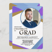 アスペクトモダンフォト卒業招待状 招待状 (正面/裏面)