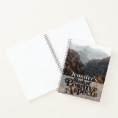 アスペクト名前向きPhoto Law of Attraction Boho ノートブック (内部)