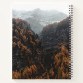 アスペクト名前向きPhoto Law of Attraction Boho ノートブック (裏面)