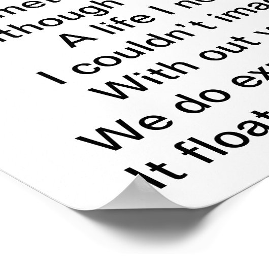 アスペルガー症候群の子供の親のための詩 ポスター (角)