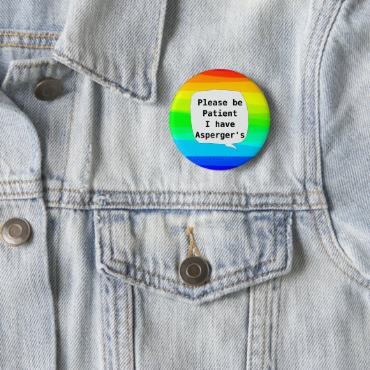 アスペルガー症候群の自閉症スペクトル 缶バッジ (インサイチュ)
