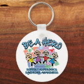 アスペルガー症候群Be A Hero キーホルダー (正面)