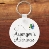 アスペルガー認識度 キーホルダー (正面)