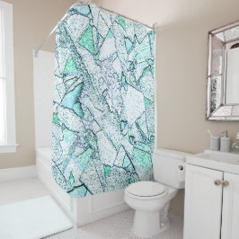 アスペルコモローチャ、ナムミストデシアノe menta シャワーカーテン