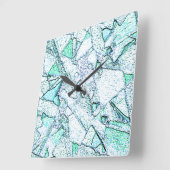 アスペルコモローチャ、ナムミストデシアノe menta スクエア壁時計 (傾斜)