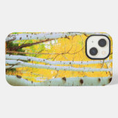 アスペンの木の紅葉 1 iPhoneケース (裏面横)