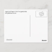 アスペンリーフの熱帯魚 1 ポストカード (裏面)