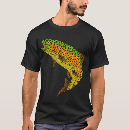 アスペンリーフの虹鱒 1 Tシャツ (正面)