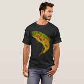アスペンリーフの虹鱒 1 Tシャツ (正面フル)