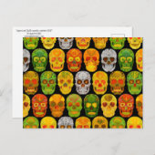 アスペンリーフドクロ シームレスパターン 2018 ポストカード (正面/裏面)