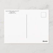 アスペンリーフドクロ シームレスパターン 2018 ポストカード (裏面)