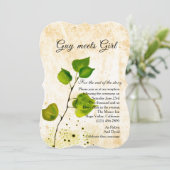 アスペンリーフ カジュアル レセプション ご招待 招待状 (スタンド正面)