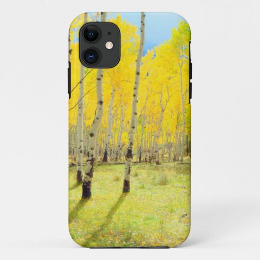 アスペン並木の紅葉 4 Case-Mate iPhoneケース (裏面)